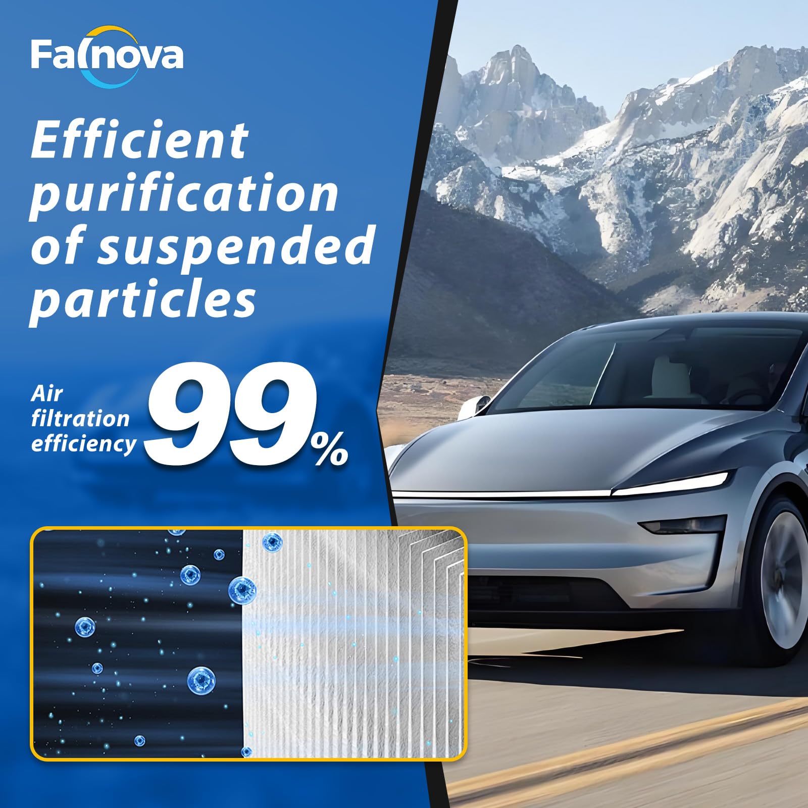 Falnova six-pack filters laid out showing complete replacement value and readiness