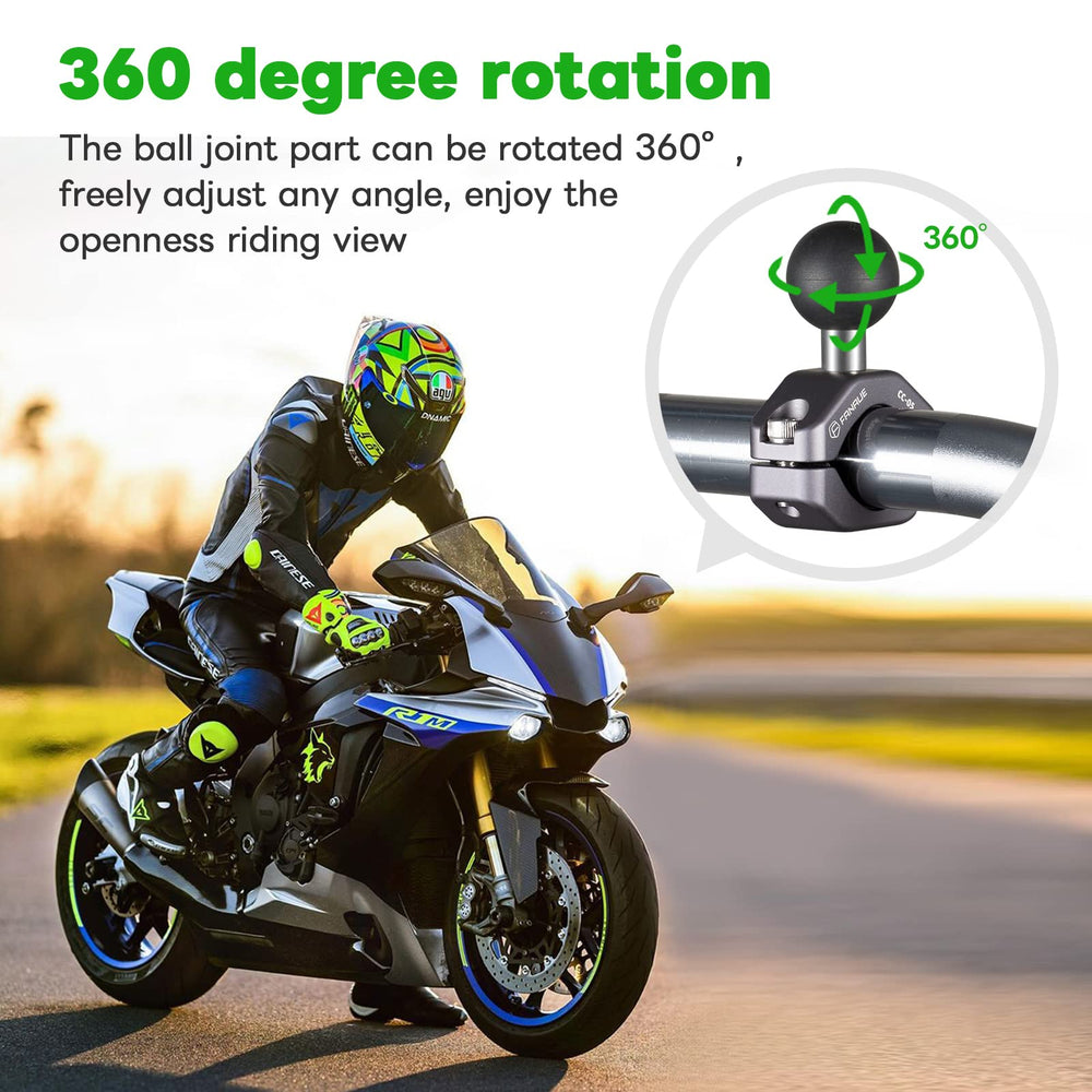 FANAUE attached to RAM double-socket arm enabling flexible positioning