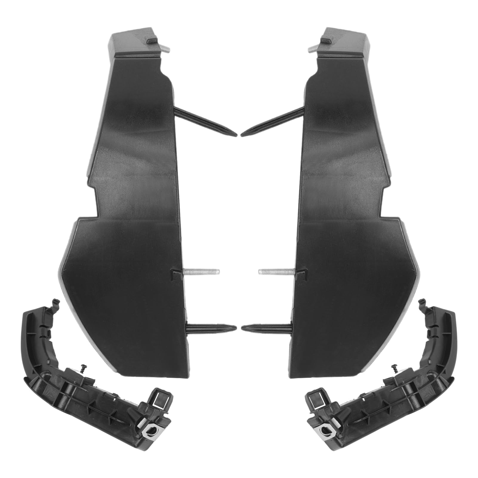 FanPaYY front view showing both bumper brackets and neat fitment benefit