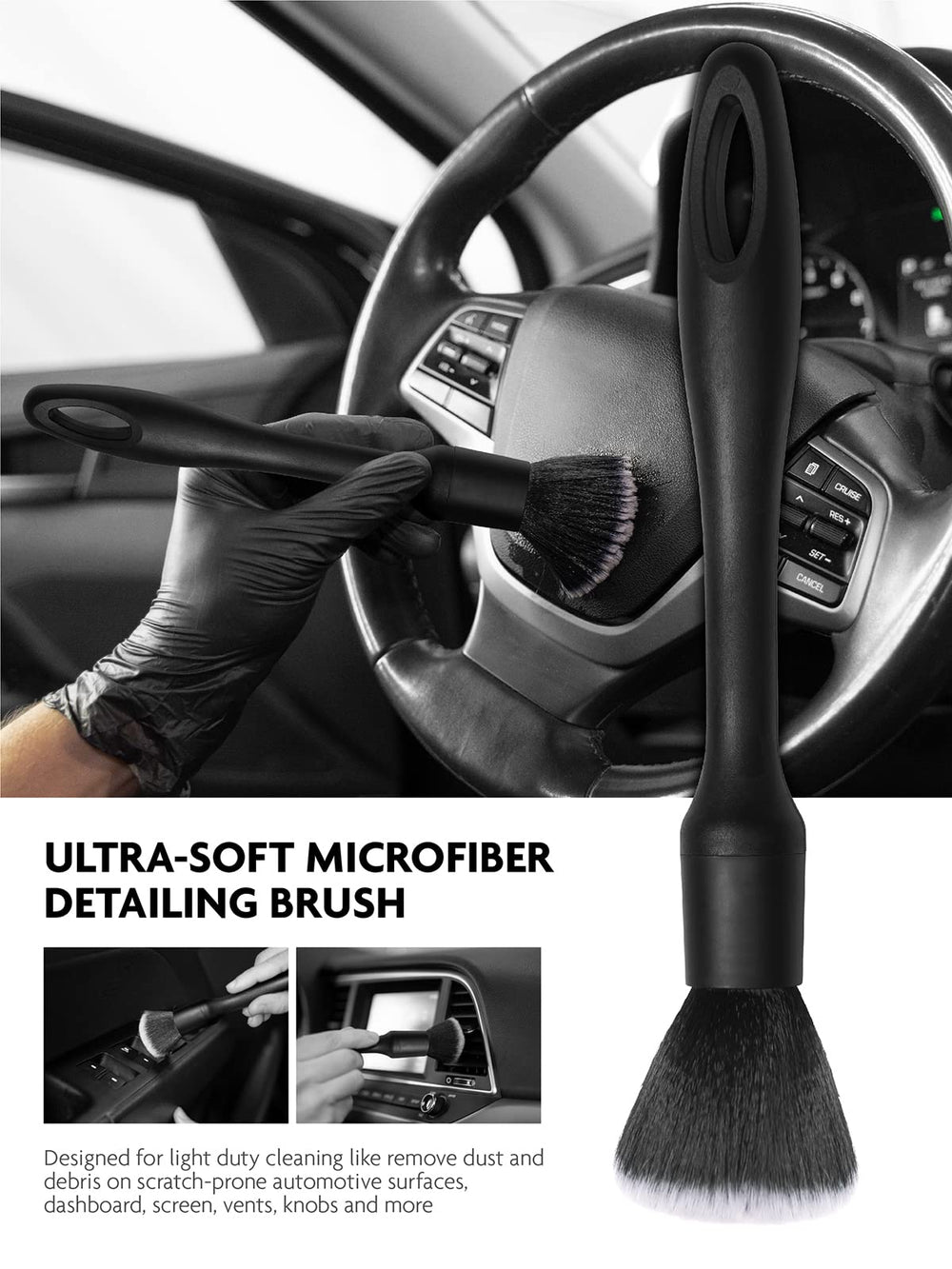 fantasticlean boar and synthetic brushes cleaning trim and vents effectively