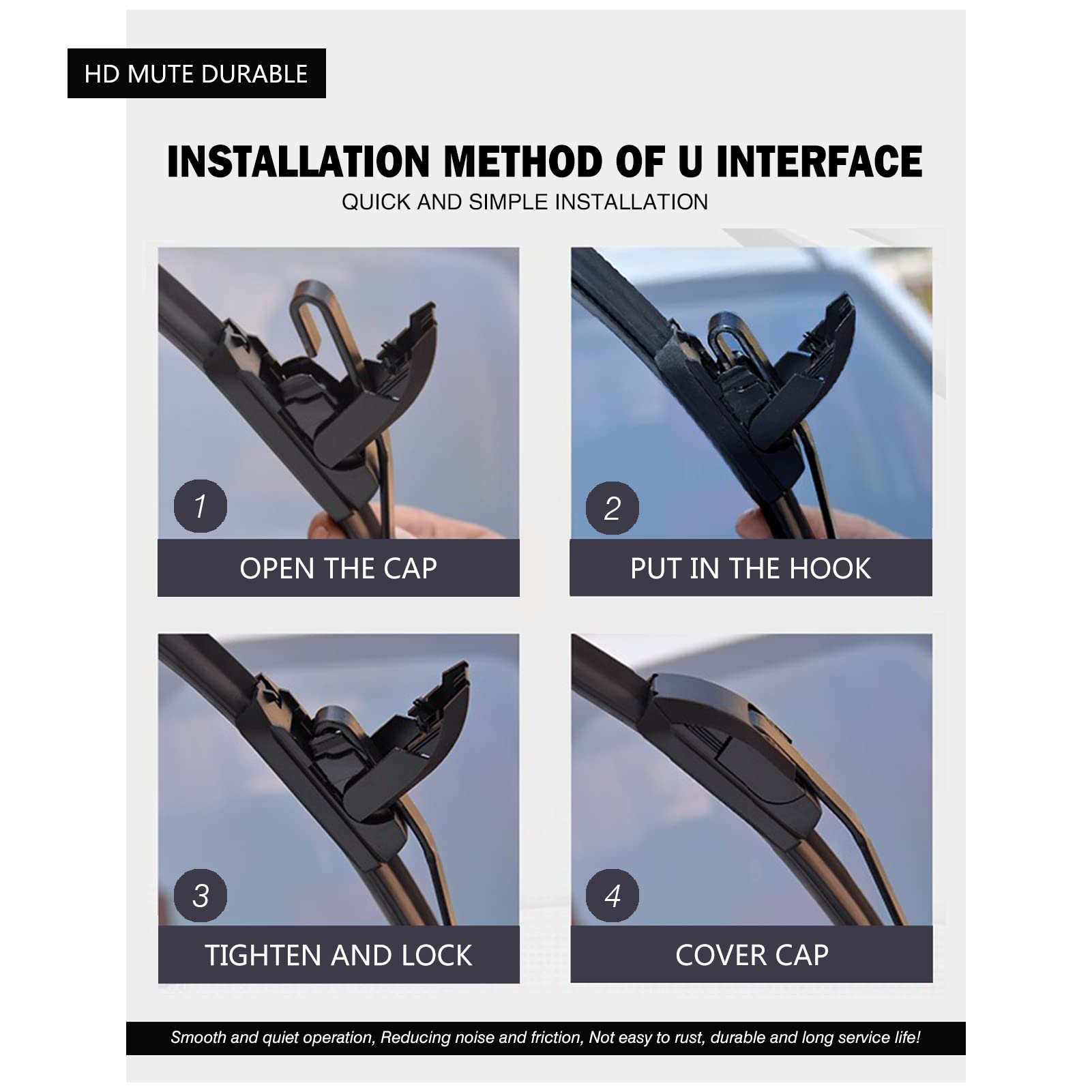 FAPIUO comparison of 26-inch and 16-inch blades clarifying correct sizes
