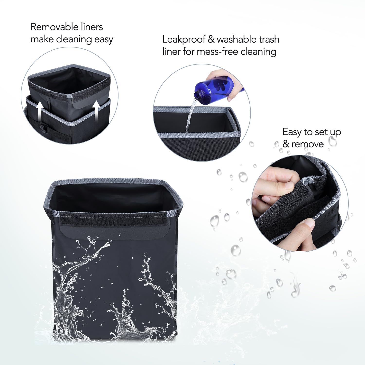 Farasla integrated tissue holder detail for quick access benefit
