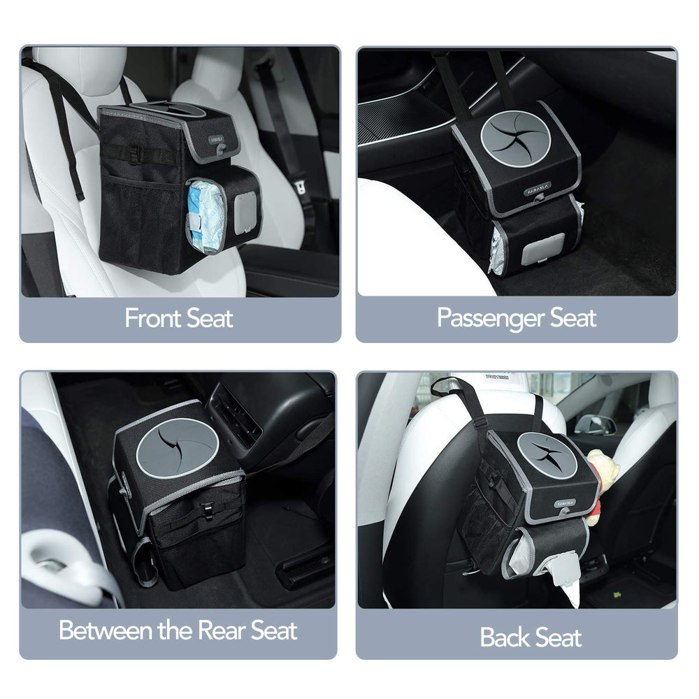 Farasla size comparison in car near cupholder showing compact capacity benefit