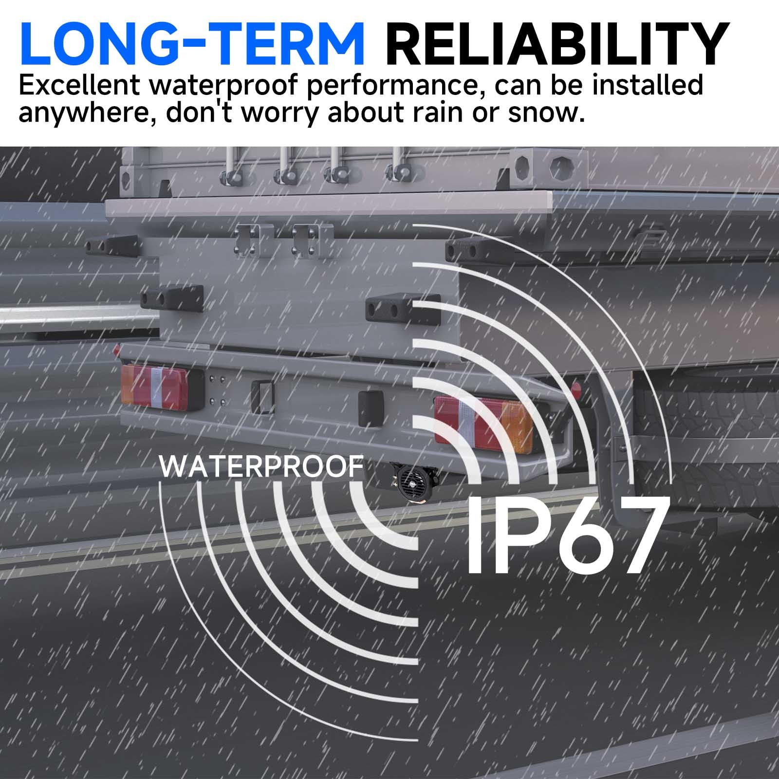 FARBIN installed on truck bumper demonstrating loud reverse warning for safer reversing