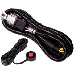 FARBIN relay harness front package showing kit components and benefit easy installation