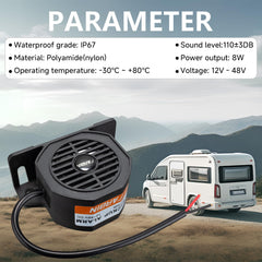 FARBIN close-up of waterproof housing highlighting IP67 protection and weather resistance