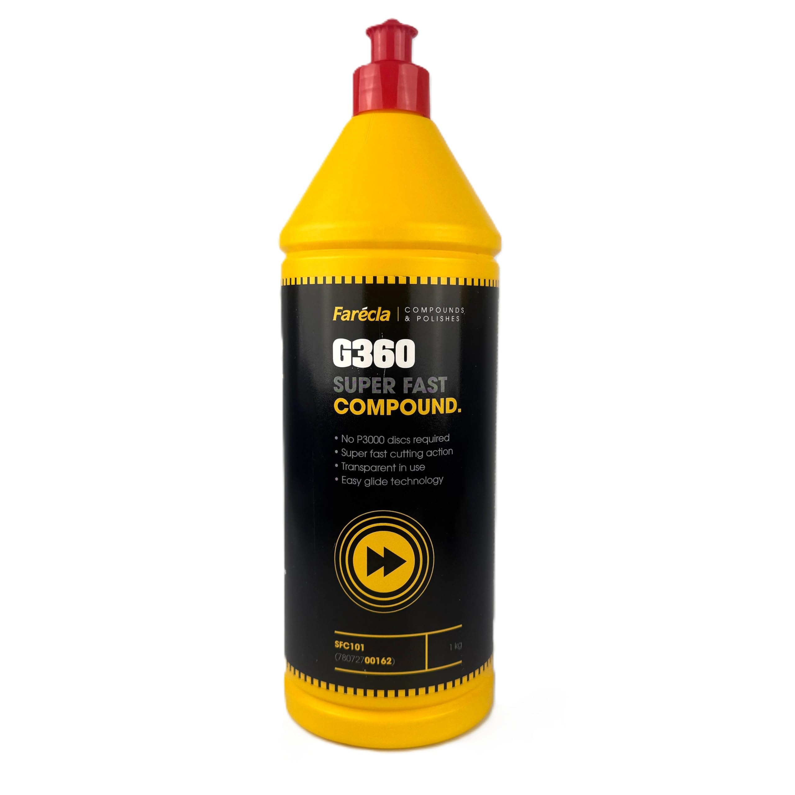 Farecla G360 front label showing product and size benefit clarity