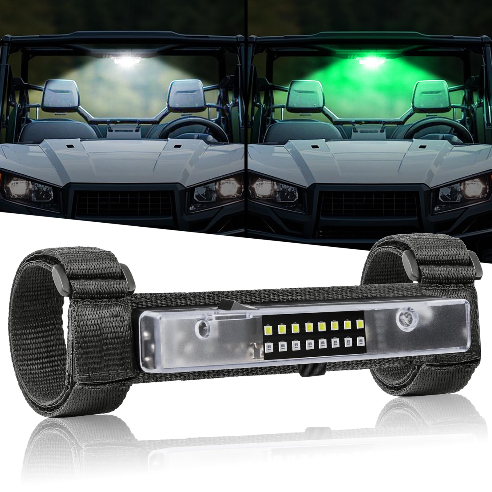 FASTCHOY AUTO front view of dome light showing compact design and mount benefit
