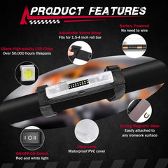 Fastchoy Auto magnetic base detail for secure mount and no-drill convenience