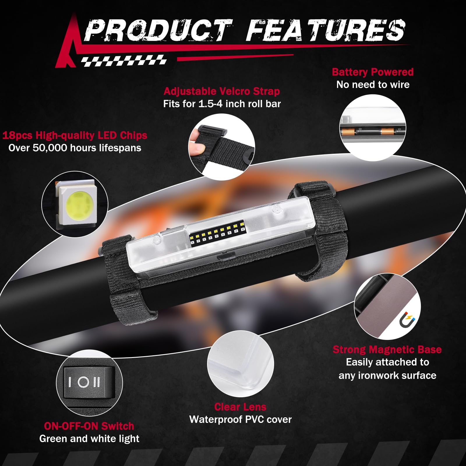 FASTCHOY AUTO next to AAA batteries showing compact scale and portability benefit