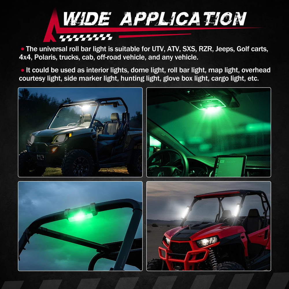 FASTCHOY AUTO adjustable Velcro strap around roll bar showing flexible mounting