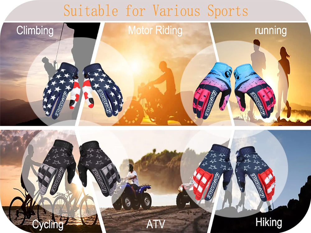 FASTGOOSE gloves in outdoor setting illustrating versatile use for off-road activities