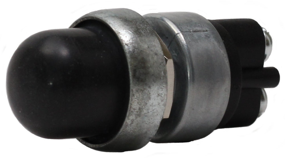 Fastronix front view of push button showing cap and housing for durable use