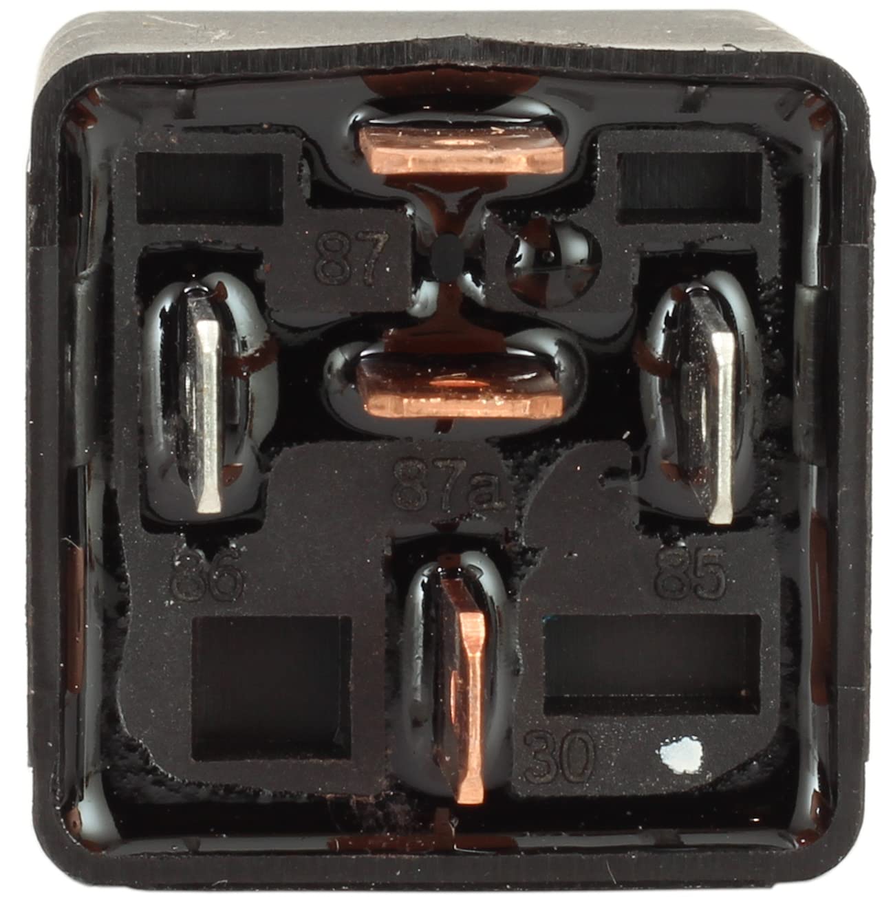 Fastronix relay installed on vehicle harness demonstrating waterproof protection