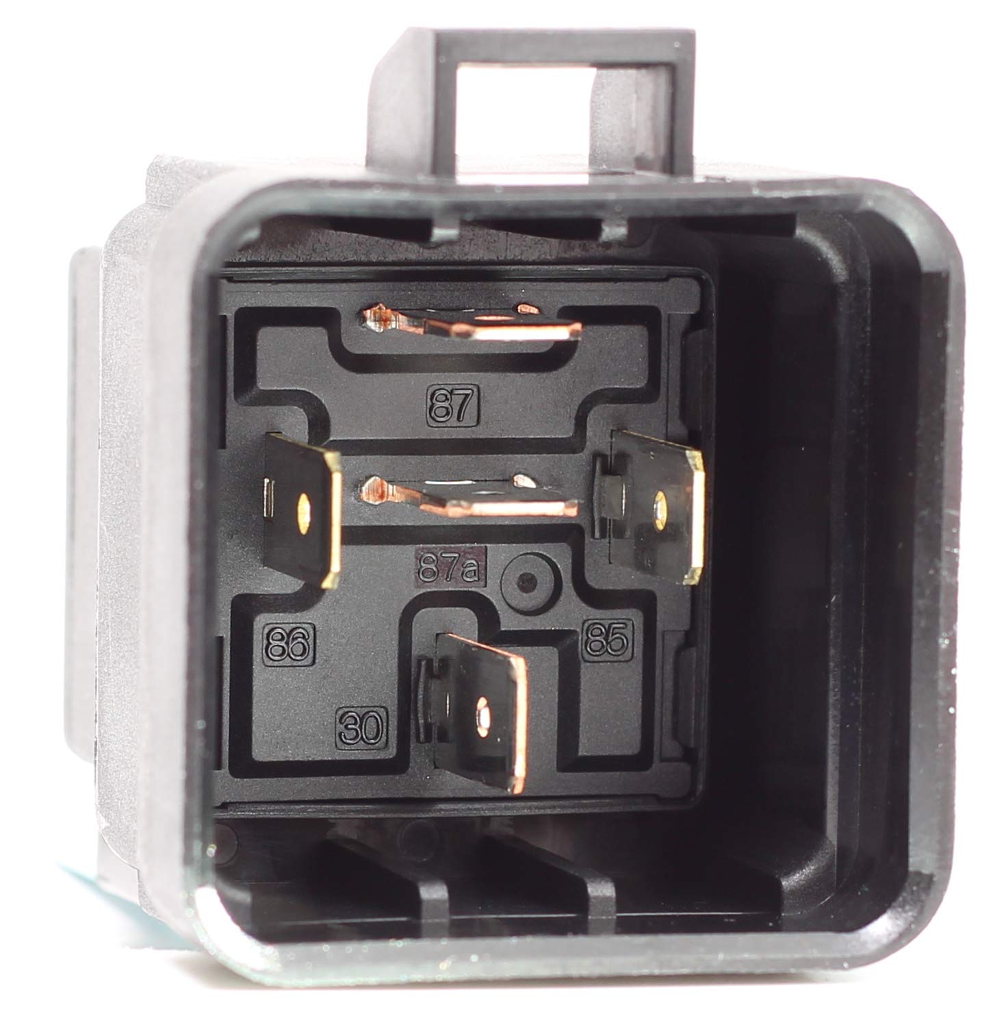 Fastronix relay socket with 12-inch copper leads visible, simplifies quick wiring and connections