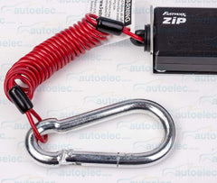 Fastway coiled cable profile showing compact design that prevents ground contact