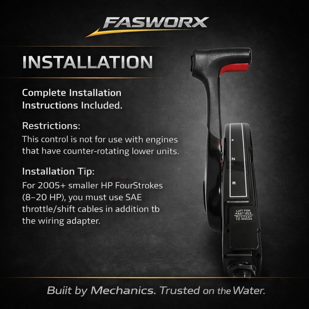 FASWORX rear mounting plate, straightforward installation points