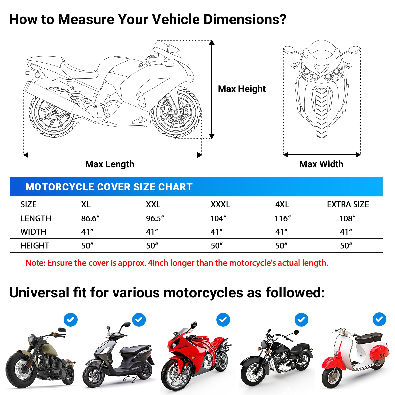 Favoto cover on bike beside helmet showing size fit and easy one-person handling
