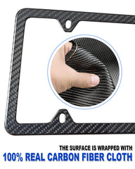 FBJTDQ frame mounted on car front demonstrating secure fit and clean appearance benefit
