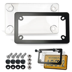 FBJTDQ front view of black frame and clear cover showing protection and style