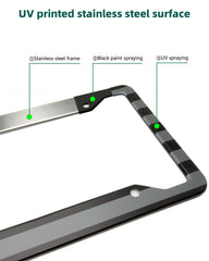 FBJTDQ ultra-thin frame border detail illustrating full plate visibility benefit