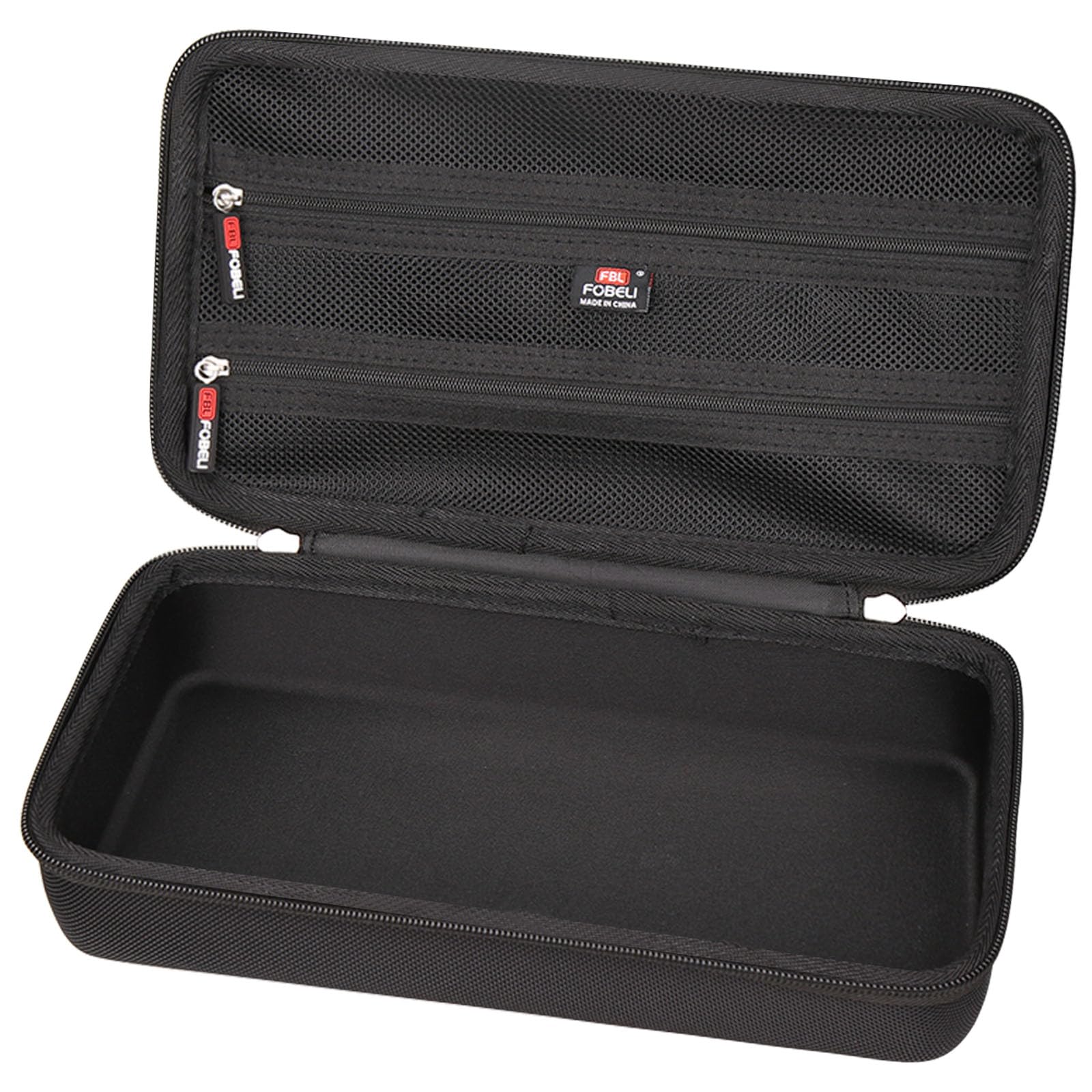 FBLFOBELI open interior with mesh pocket organizing cables and small accessories benefit