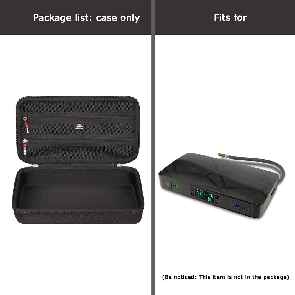 FBLFOBELI case beside a ruler showing 11x6.3x3 inch size for accurate fit benefit