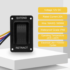FBULWSEC mounted on RV landing leg demonstrating direct-fit compatibility benefit