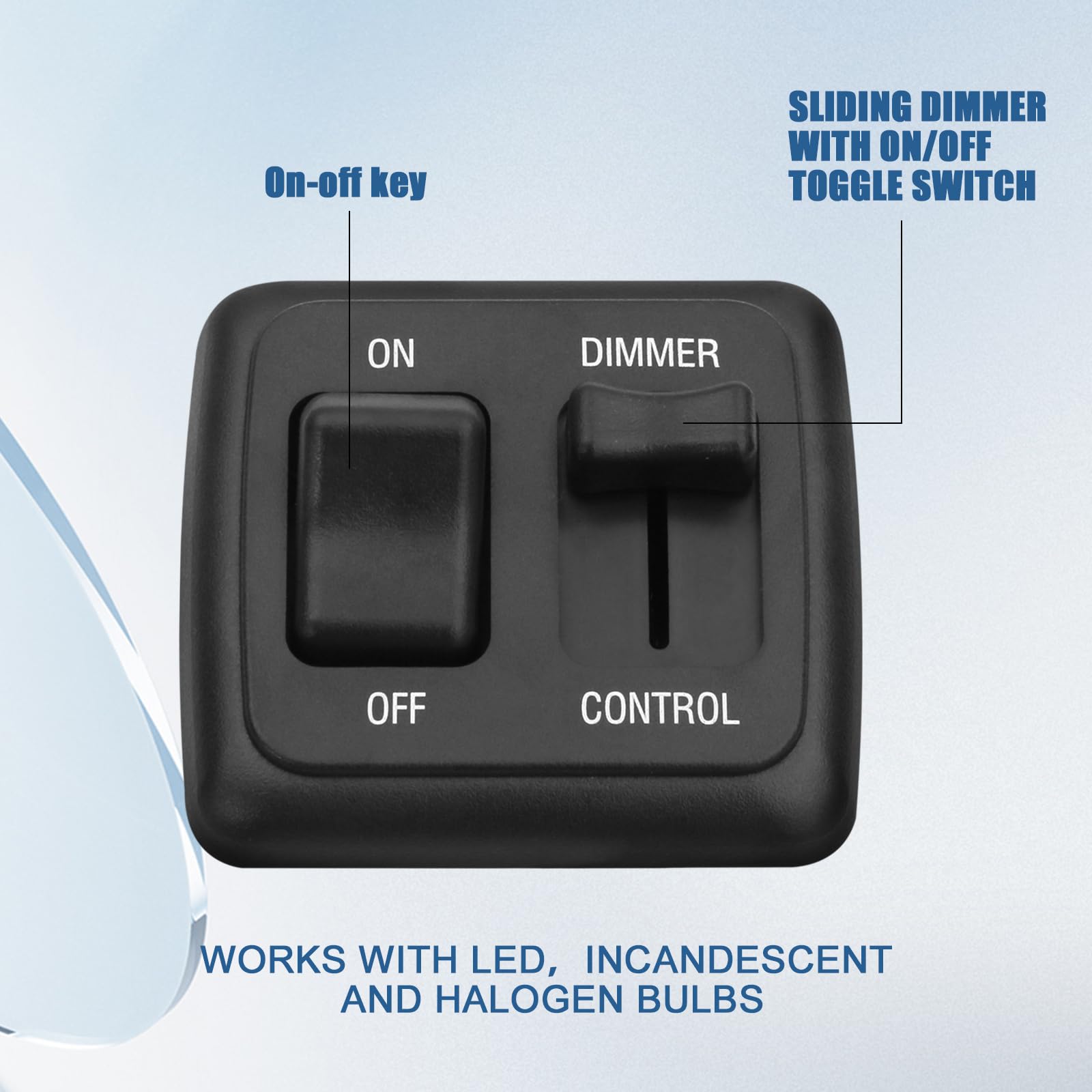 FBULWSEC close-up of toggle detail highlighting tactile operation and retro look