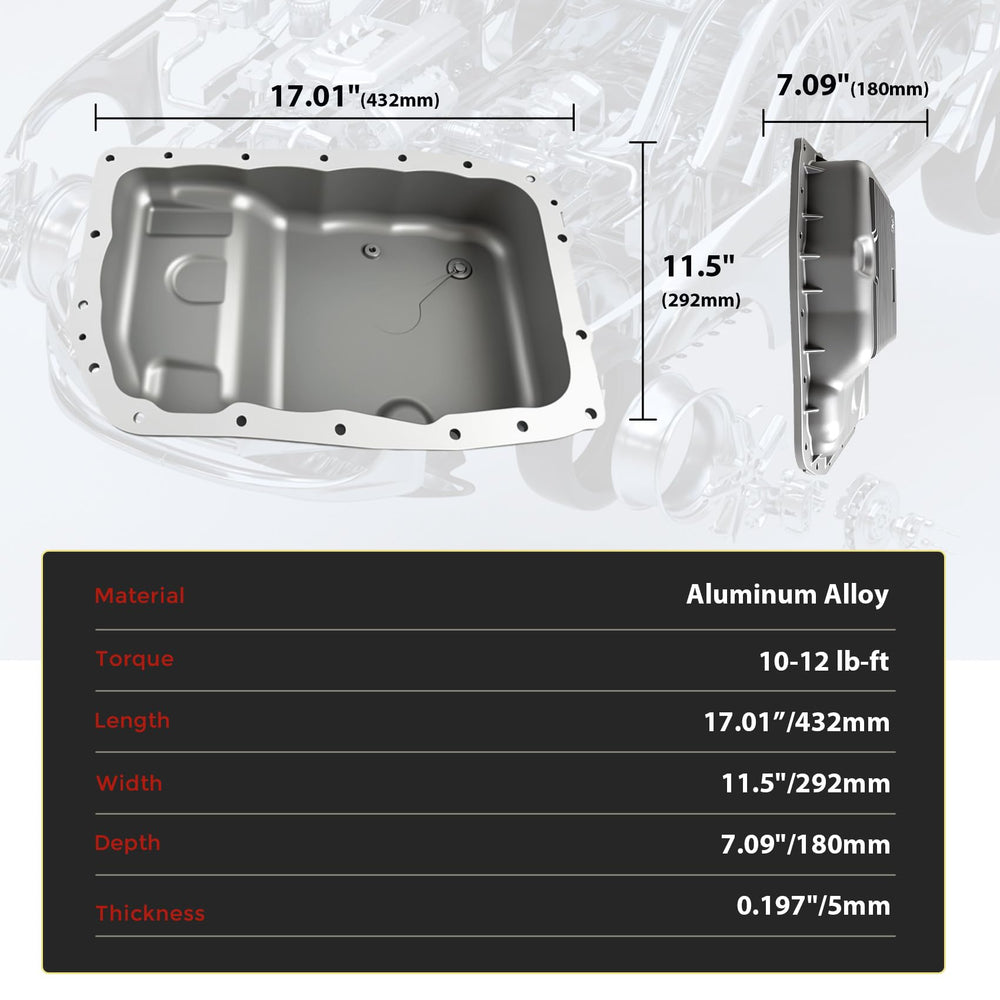 FBXINTUM pan beside ruler size comparison clarifying fitment and scale