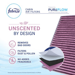 Febreze filter installed behind dash keeping cabin air cleaner