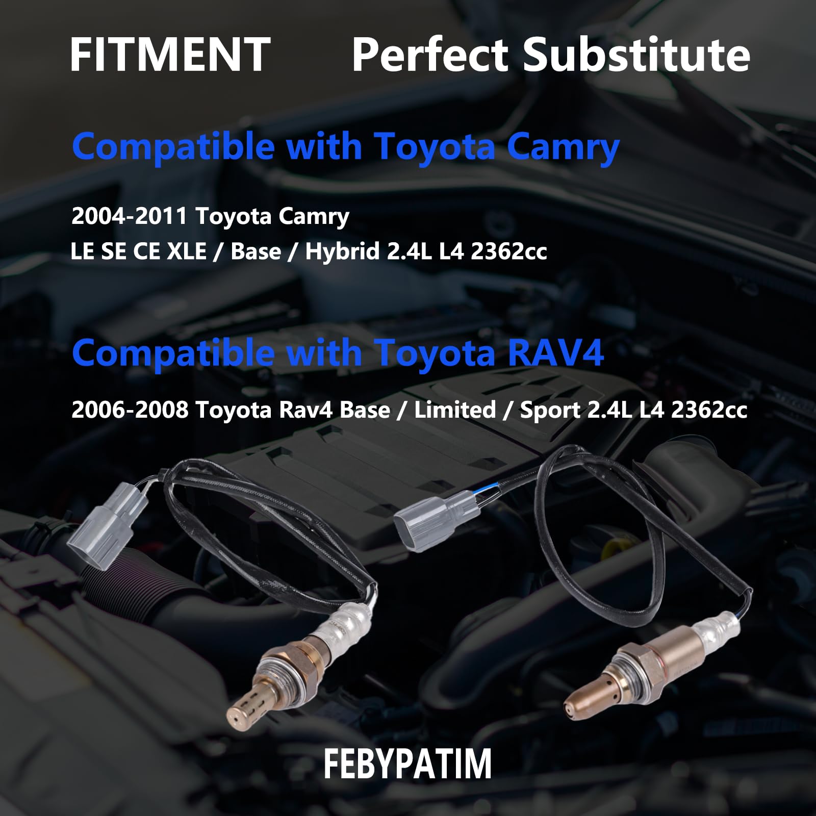 FEBYPATIM sensor connector detail demonstrating plug match for direct-fit installation