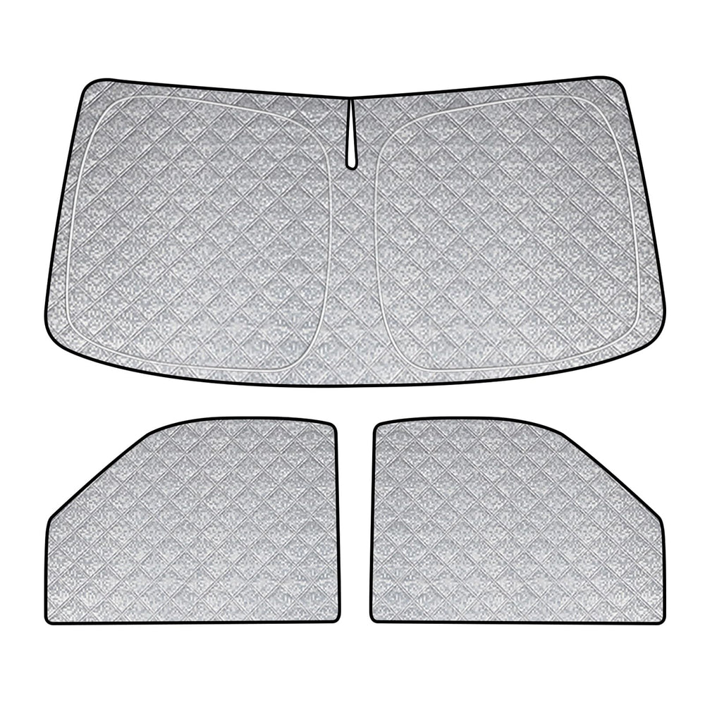 Federedevo windshield full-coverage fit reduces glare and keeps cabin cooler