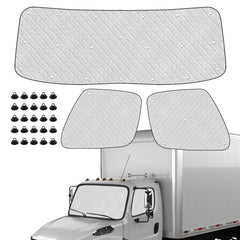 Federedevo front windshield shade fitted reducing heat