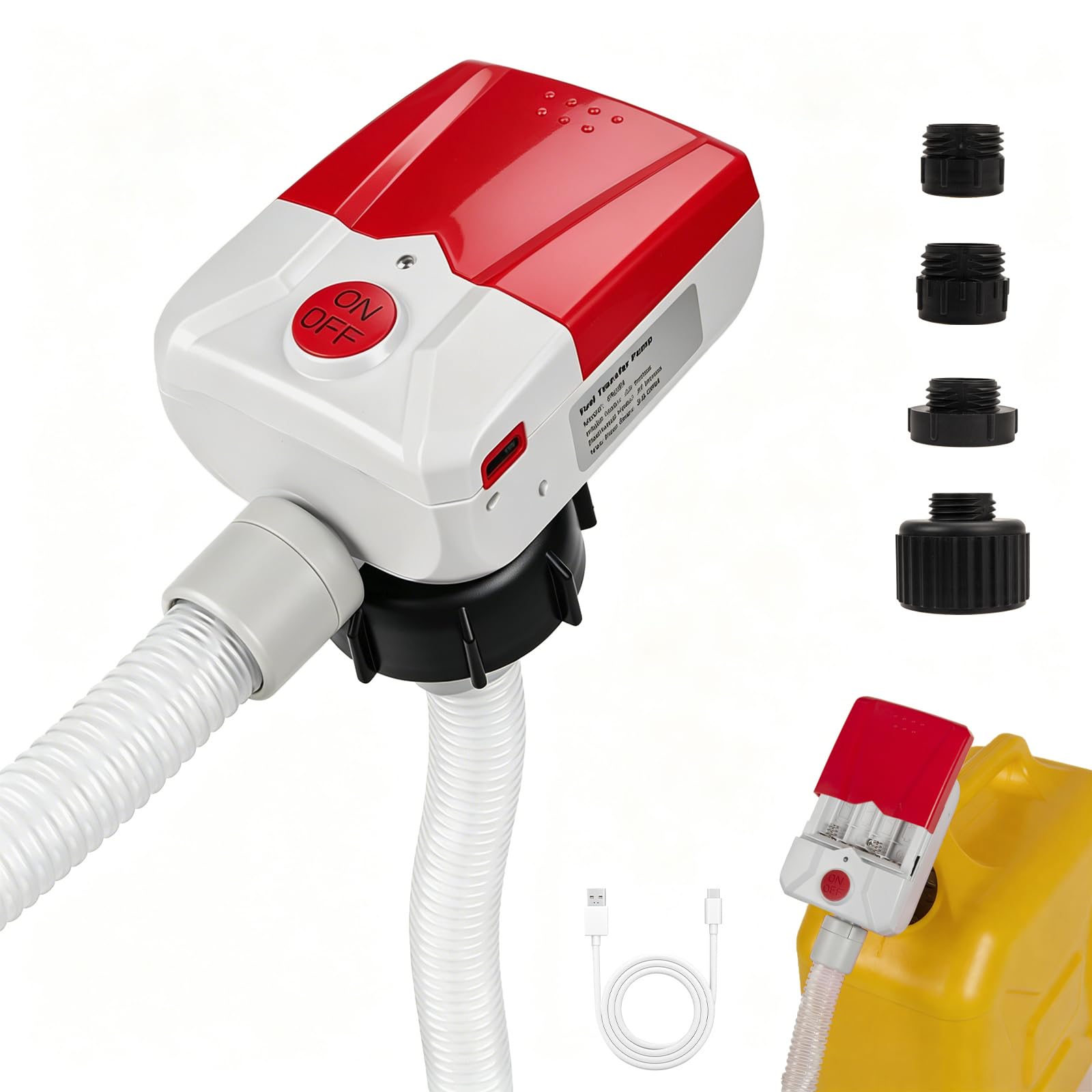 FEEDRON front view of pump showing compact design and fast transfer benefit