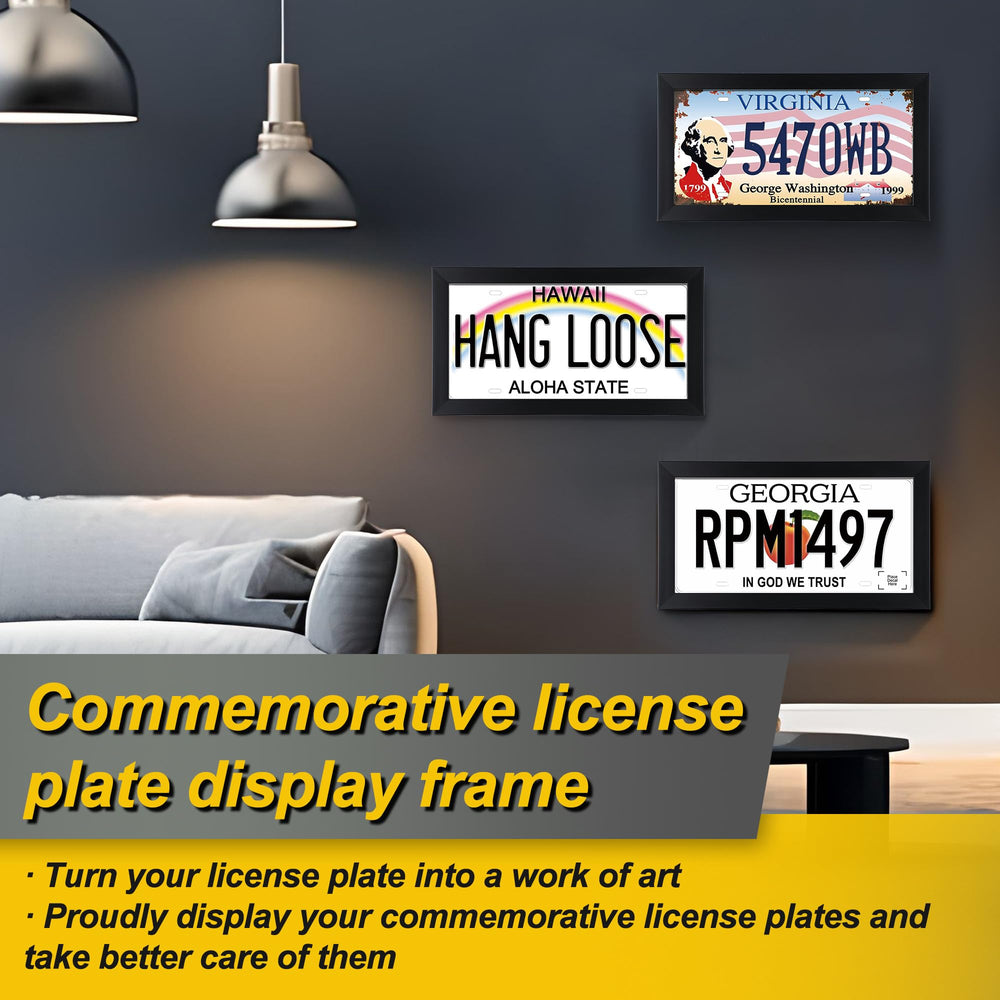 Feekoon frame snap-back installation view showing secure inlay method and quick plate insertion