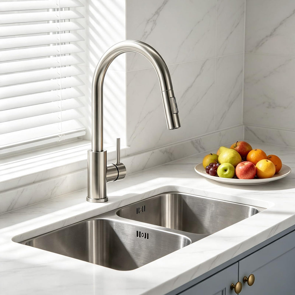 FEELSO faucet installed in modern kitchen showing style and practical use