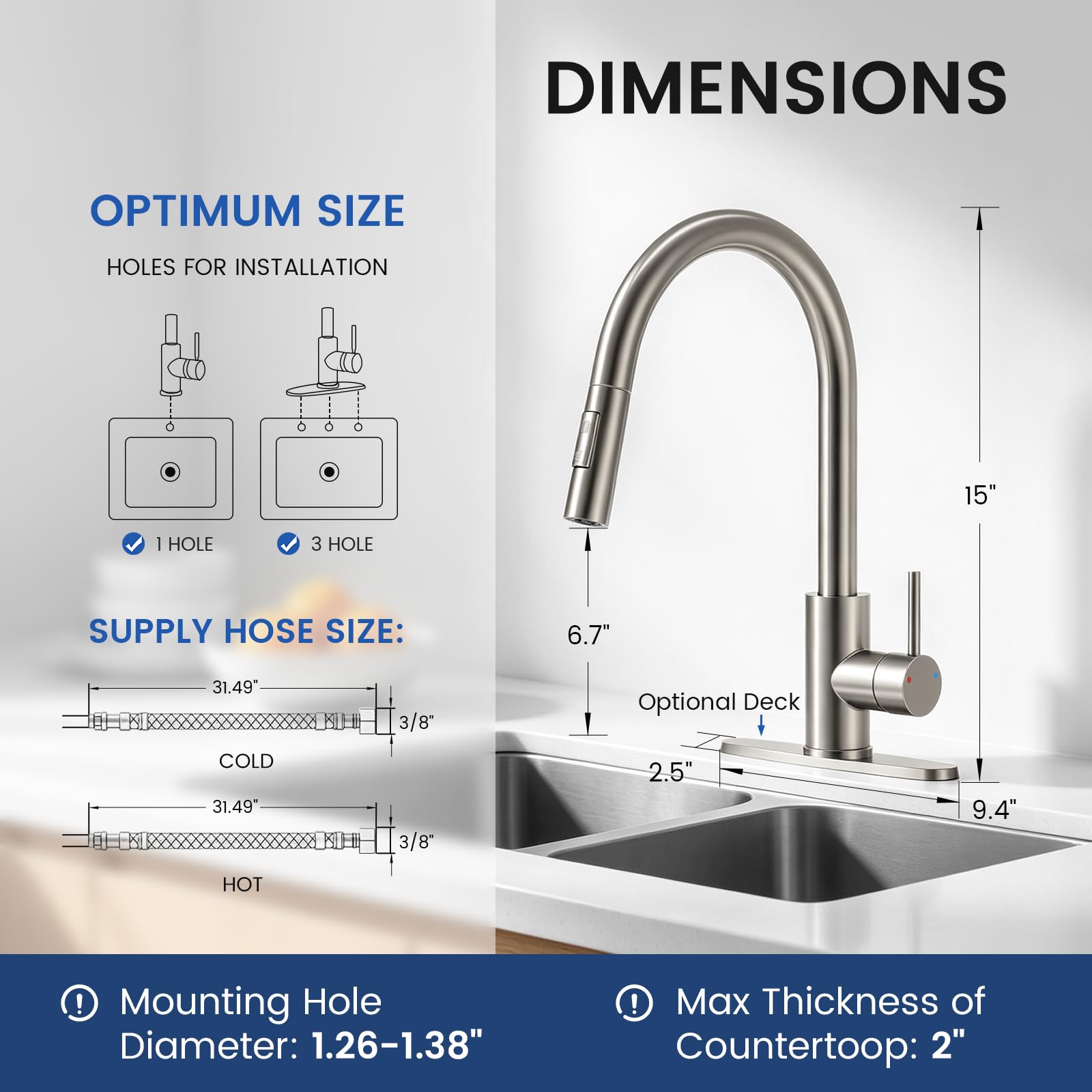 FEELSO side profile demonstrating 360-degree rotation for multi-basin reach