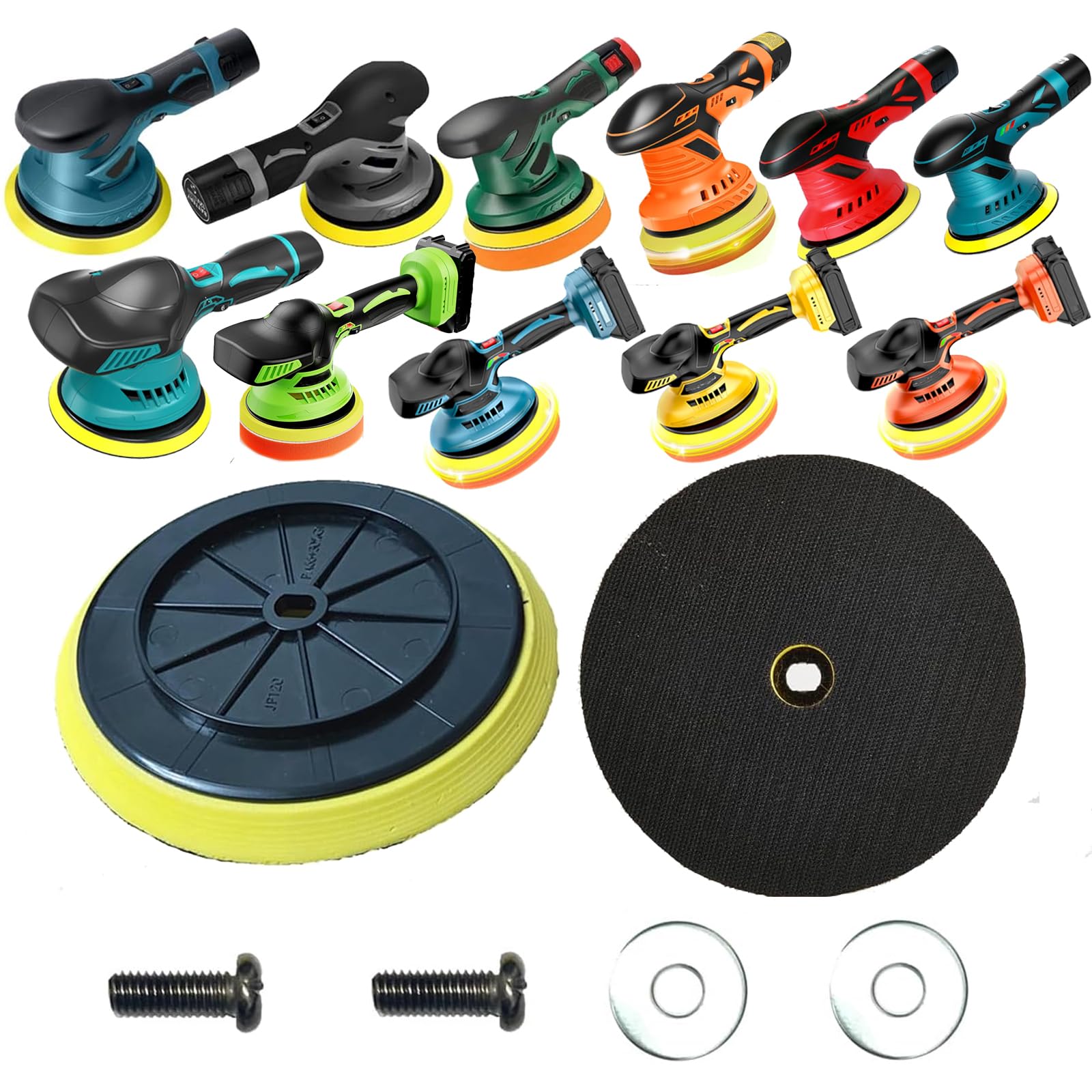 Feenynic front view showing two 6-inch backing plates and screws benefits reliable replacement
