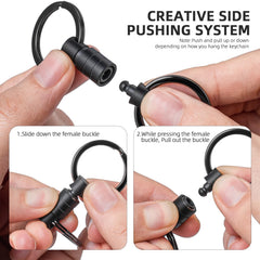 FEGVE detached two-piece snap showing quick release convenience and safety