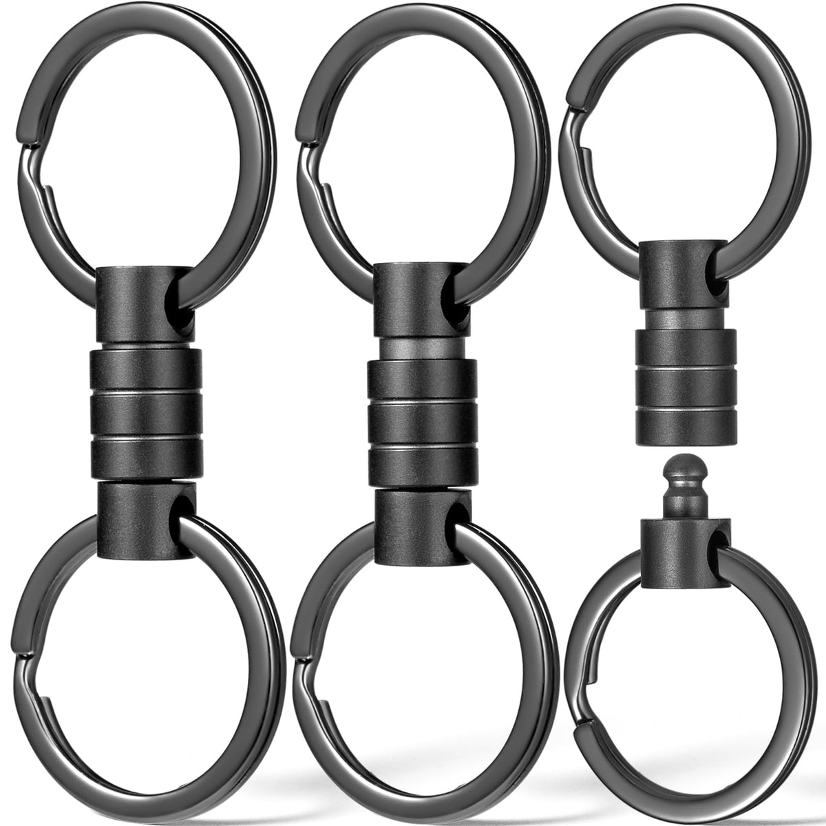 FEGVE front view of keychain showing compact design and secure closure benefits