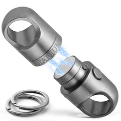 FEGVE front view of magnetic keychain showing compact design and secure hold
