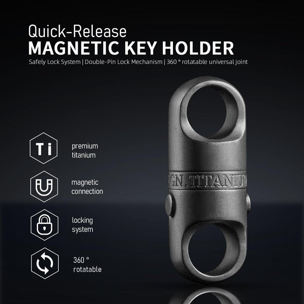FEGVE in use with car keys detached for quick valet or handoff