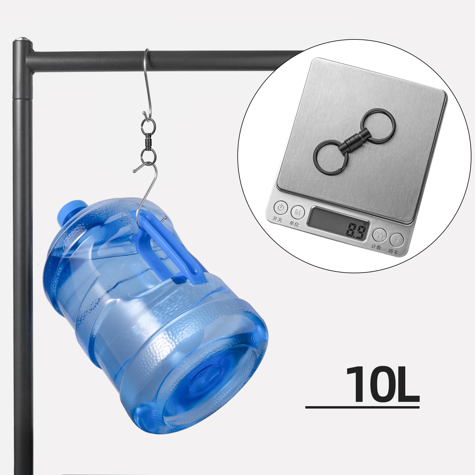 FEGVE beside a coin showing scale and ultra-lightweight carry advantage