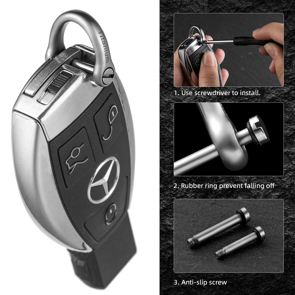 FEGVE one-way screw with rubber washer showing secure, rattle-free fastening