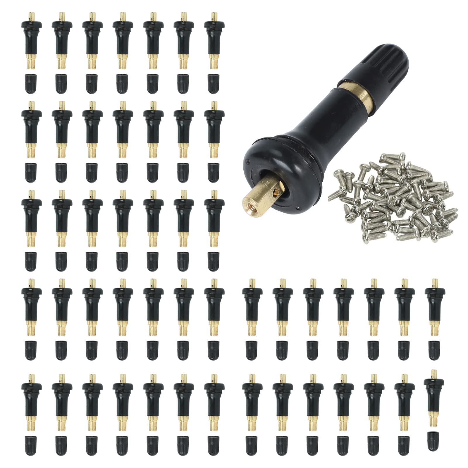 Fekuar front packaging showing 50 replacement valve stems and bulk savings