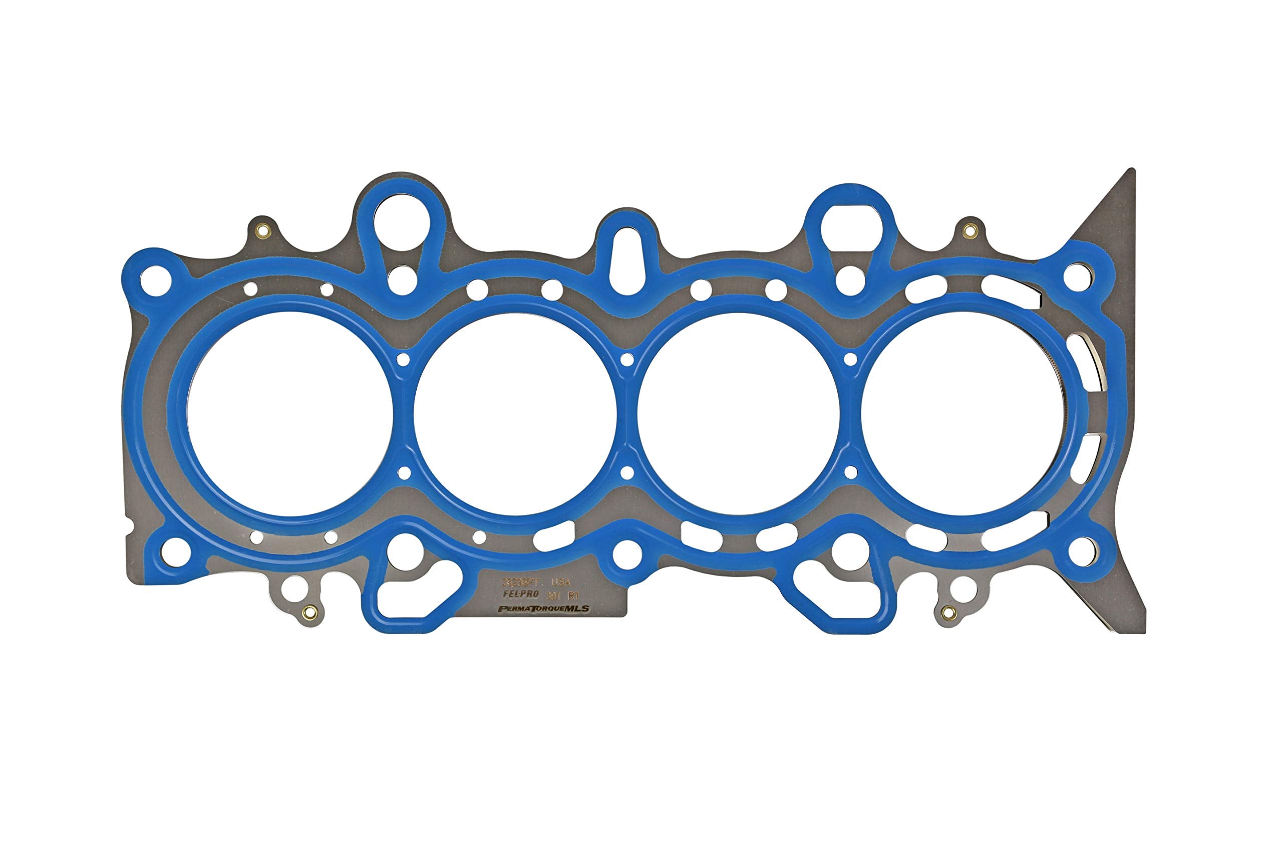 Fel-Pro front view of gasket showing bolt and port layout for accurate fitment