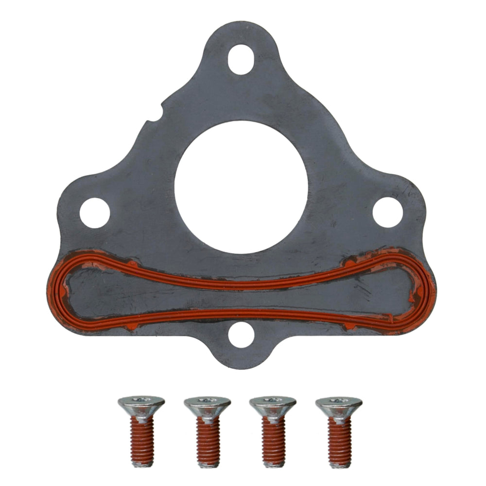 Fel-Pro camshaft thrust plate front view showing fit for reliable sealing