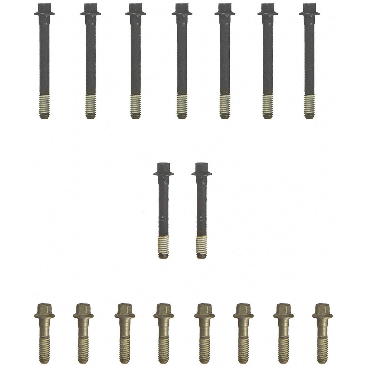 Fel-Pro ES 72856 front view showing complete bolt set and reliable OEM-grade fit