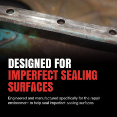 Fel-Pro cork-rubber gasket close-up showing compressible texture for reliable sealing